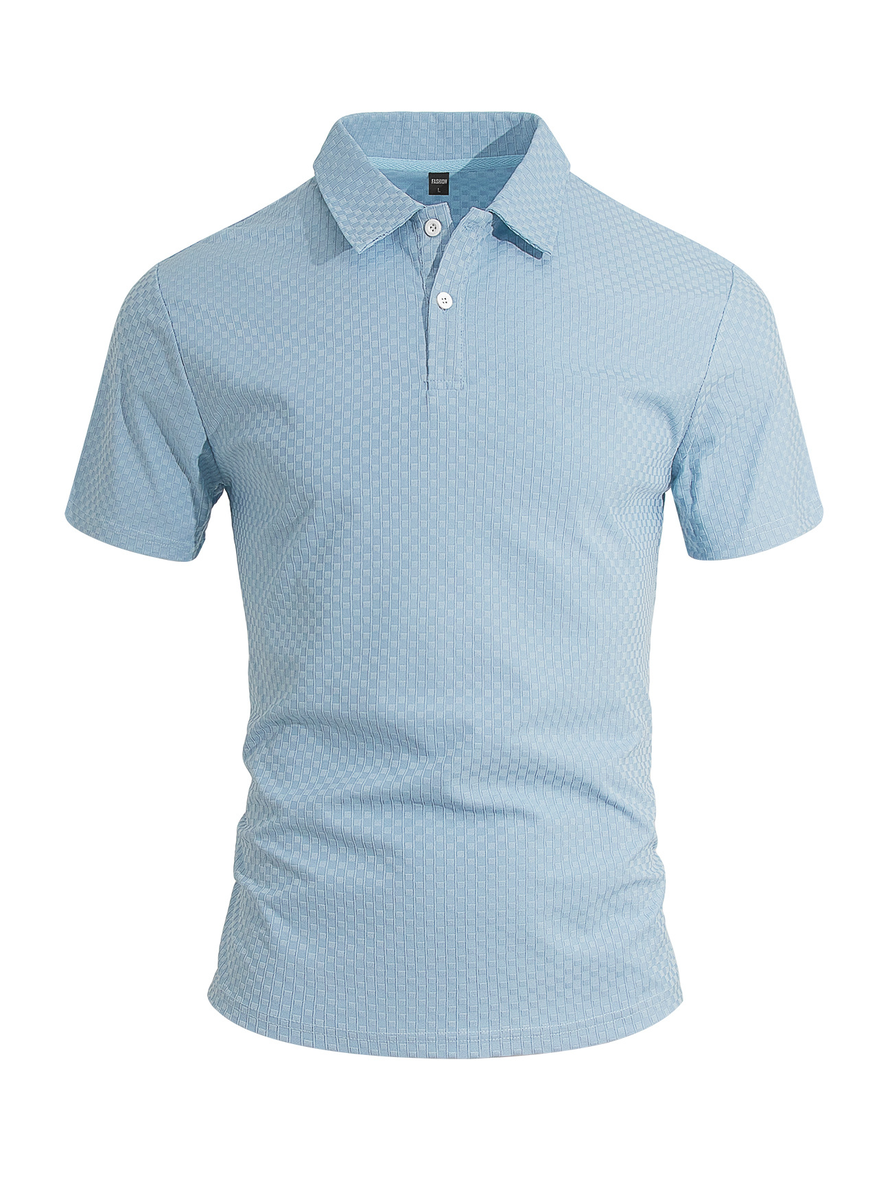Transfronterizos Amazon verano hombre TK T-shirt de manga corta con solapa de cuadrillas de negocios casual básico versátil con solapa