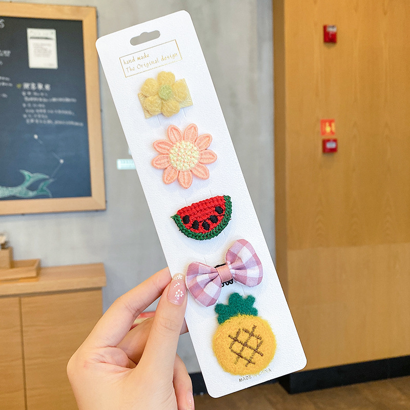 Horquilla para bebés, bolsa de tela completa, clip para cabello para bebés, no daña el cabello, niños, niñas, horquillas, lindos accesorios para el cabello, sombreros