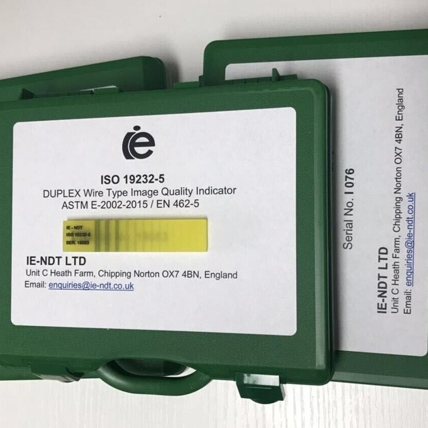 英国IE-NDT公司 EN462-5双丝像质计ISO19232-5/ASTM E2002