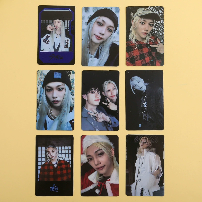 Коллекционная карточка (STRAY KIDS) Спецвыпуск HOP, 5,4×8,6 см, варианты участников и дизайнов