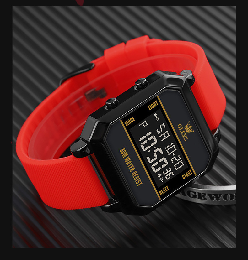 Reloj digital de hombre con cuarzo multifunción deportivo_voghion.com