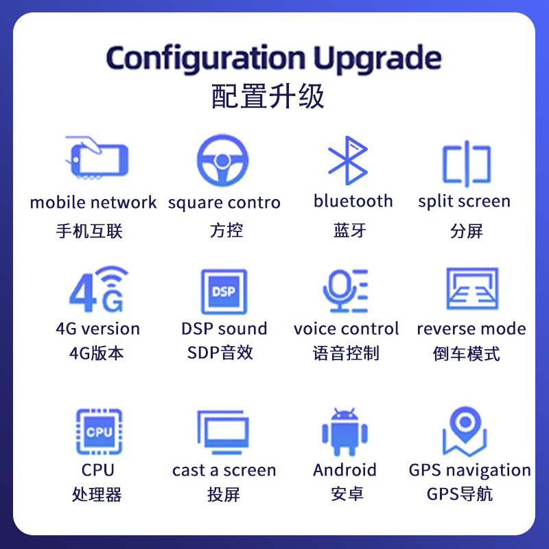 Adecuado para Volkswagen Bora 08-20 máquina todo en uno con pantalla de navegación de control central inteligente hicar/CarPlay/dsp