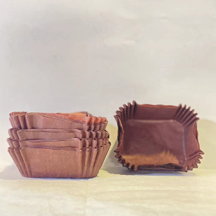 Square moon cake paper holder snow mei Niang paper holder baking mafen cup bottom holder paper pad egg yolk crisp leaf paste crisp oil-proof cup