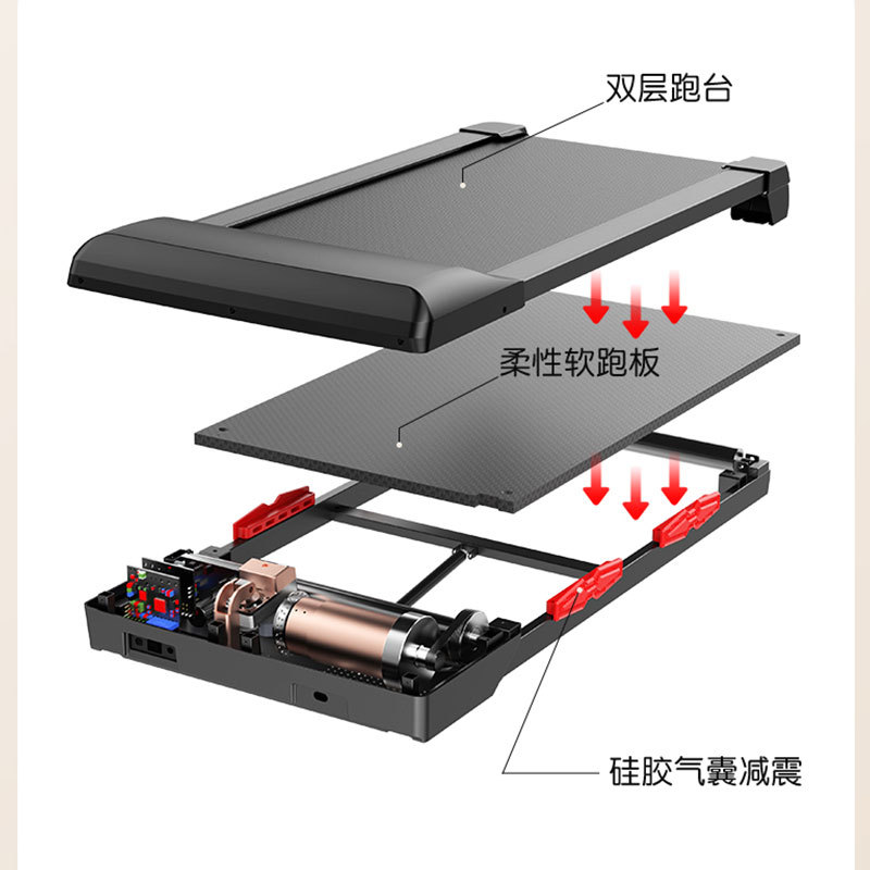 Cinta de correr 3.0HP transfronteriza del sudeste asiático hogar interior pequeña máquina para caminar ejercicio físico eléctrico equipo aeróbico