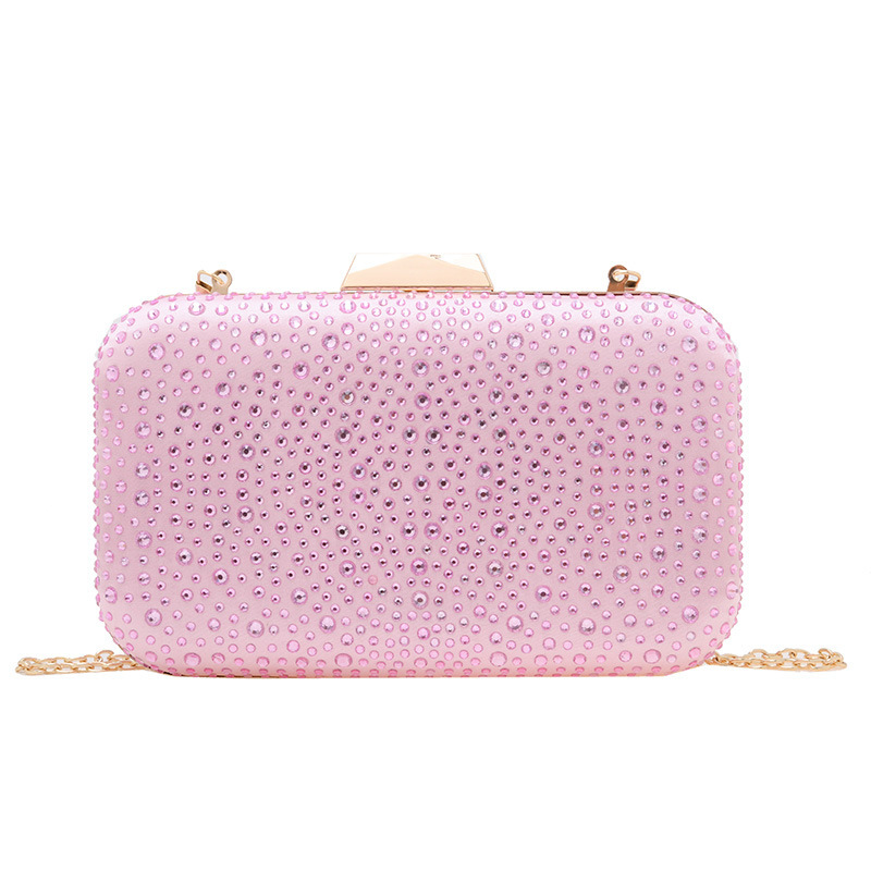 2025 nuevo paquete de cena transfronterizo bolsas de mano europeas y americanas bolsas de banquete con diamantes bolsas de caída de agua bolsas de moda bolsas de cena