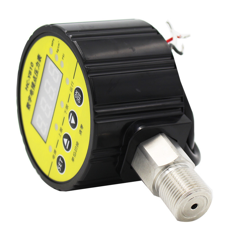 HC-Y810 contactos eléctricos digitales medidor de presión medidor de vacío pantalla digital interruptor controlador de presión inteligente instrumento de Hongchang Z