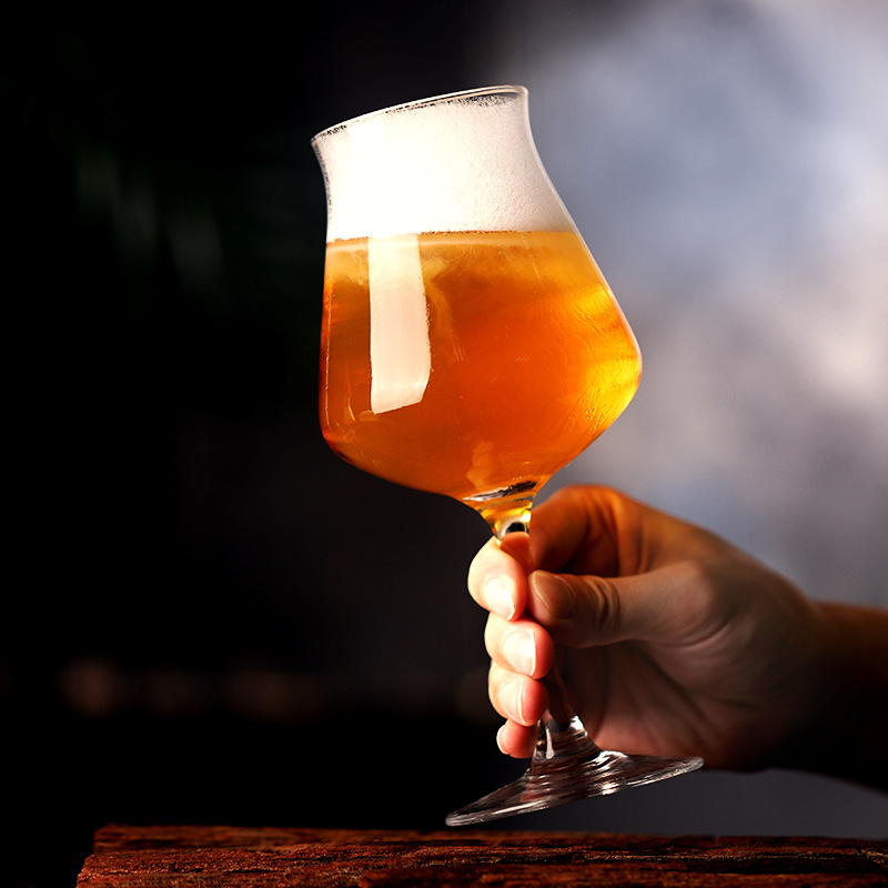 Cristal de vidrio de cerveza copa de trigo Copa Tulipán cerveza elaborada copa de vino Copa fresca