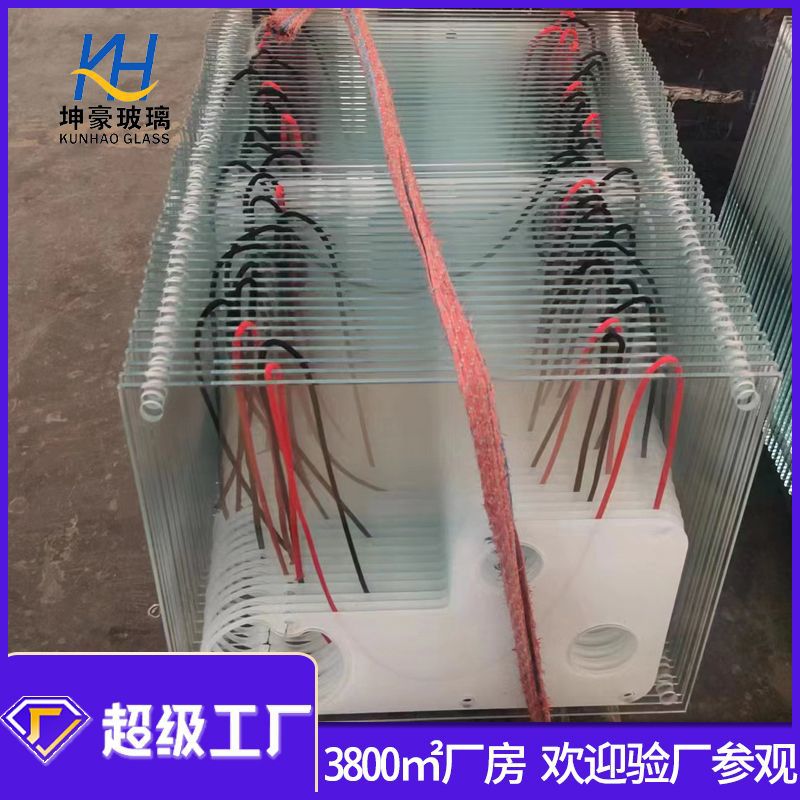坤豪玻璃厂 专业生产8mm透明玻璃 超白钢化玻璃精磨边