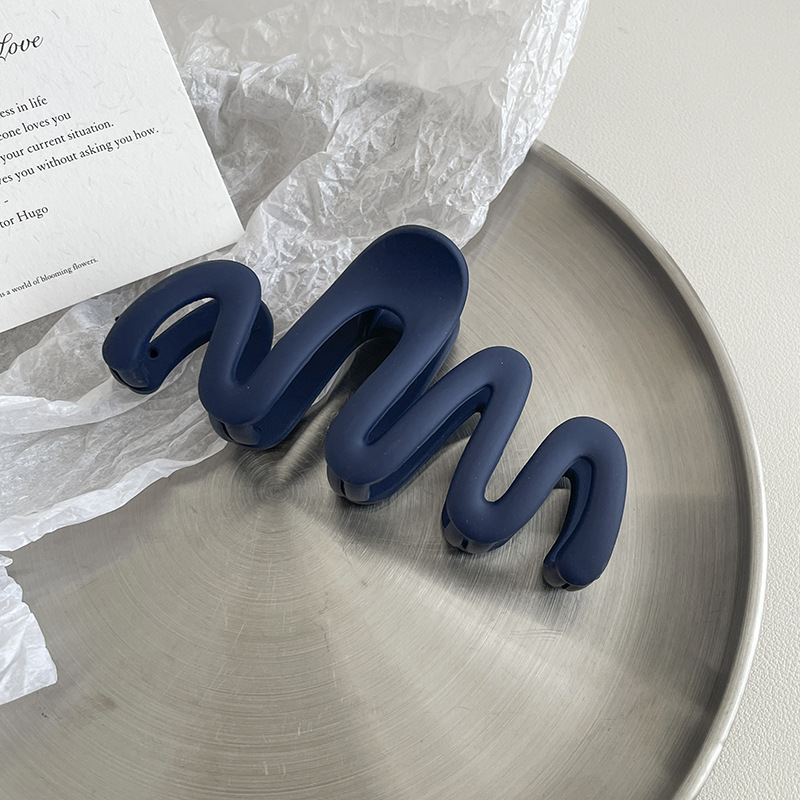 Gran clip de tiburón esmerilado acrílico simple horquilla tocado volumen gran horquilla de alto grado accesorios para el cabello al por mayor