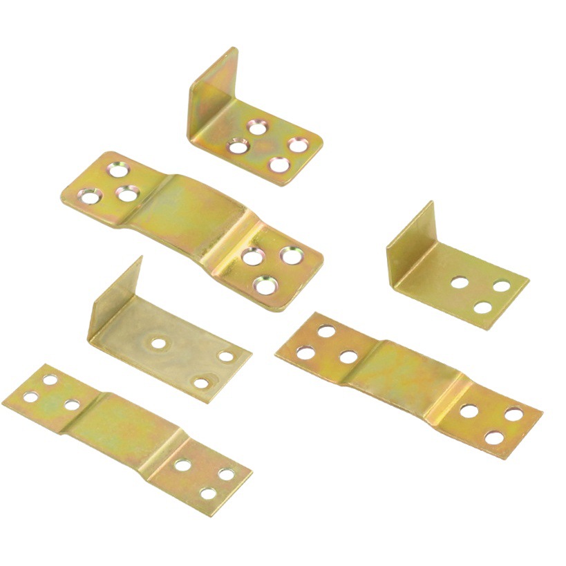Soporte de cama engrosada bisagra de cama de siete palabras hebilla colgante cama enchufable bisagra de cama soporte cuadrado de madera soporte de viga de cama conector de hardware