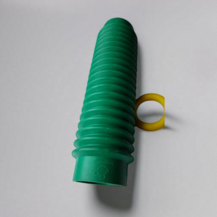 Manufacturer Customized Rubber Corrugated Pipe, Silicone Corrugated Telescopic Sleeve, Large Diameter Threaded Rubber Dustproof Protective Pipe