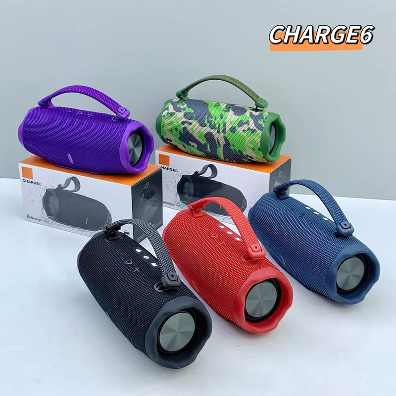 跨境新款CHARGE6蓝牙音箱手提便携音乐冲击波户外低音炮插卡音响|undefined