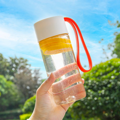 全格Tritan簡約隨手杯運動水杯學生辦公室輕巧便攜耐熱隨行杯