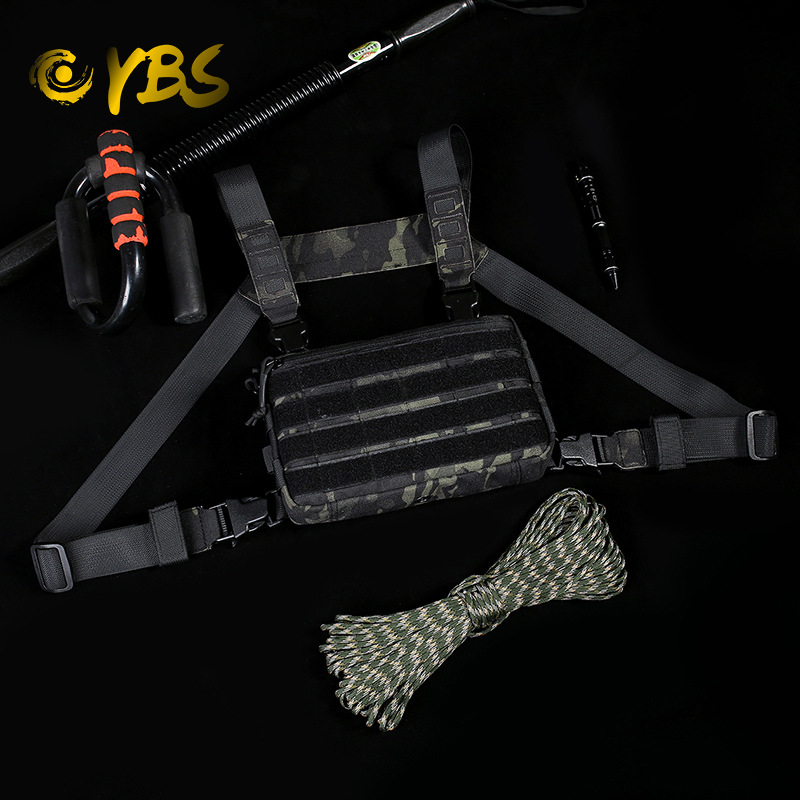 Cross-border de fábrica de liberación rápida chaleco táctico al aire libre ventiladores militares CS equipo de protección de camuflaje Chaleco Táctico de Combate de Luz bolsa