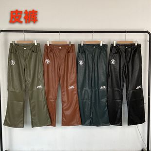 Foreign Trade Cross-border European and American Letter Trendy Brand Printed logo Street Fashion Men's Trousers Casual Pants New Breathable