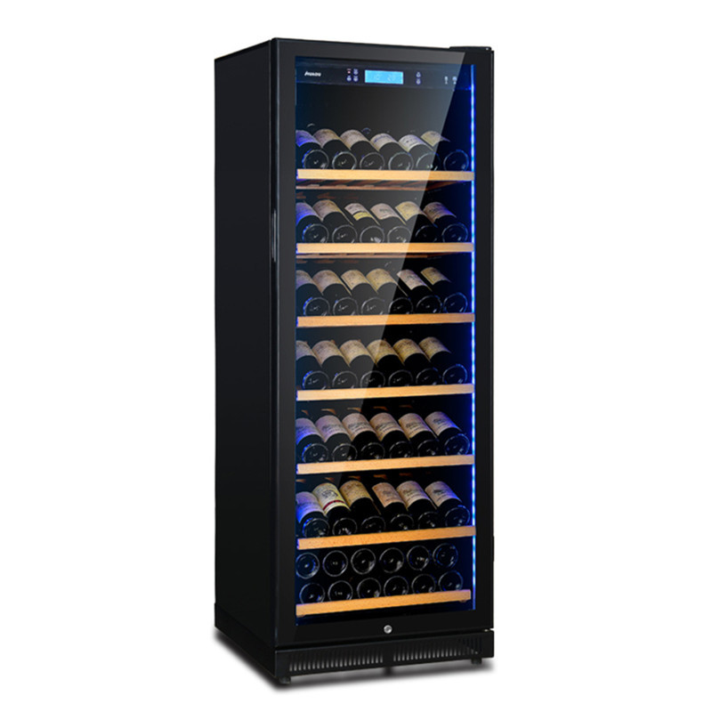 Pejer 168 temperatura constante y humedad gabinete de vino en stock vino tinto vertical refrigerador refrigerado taza colgante gabinete de vino tinto comercial