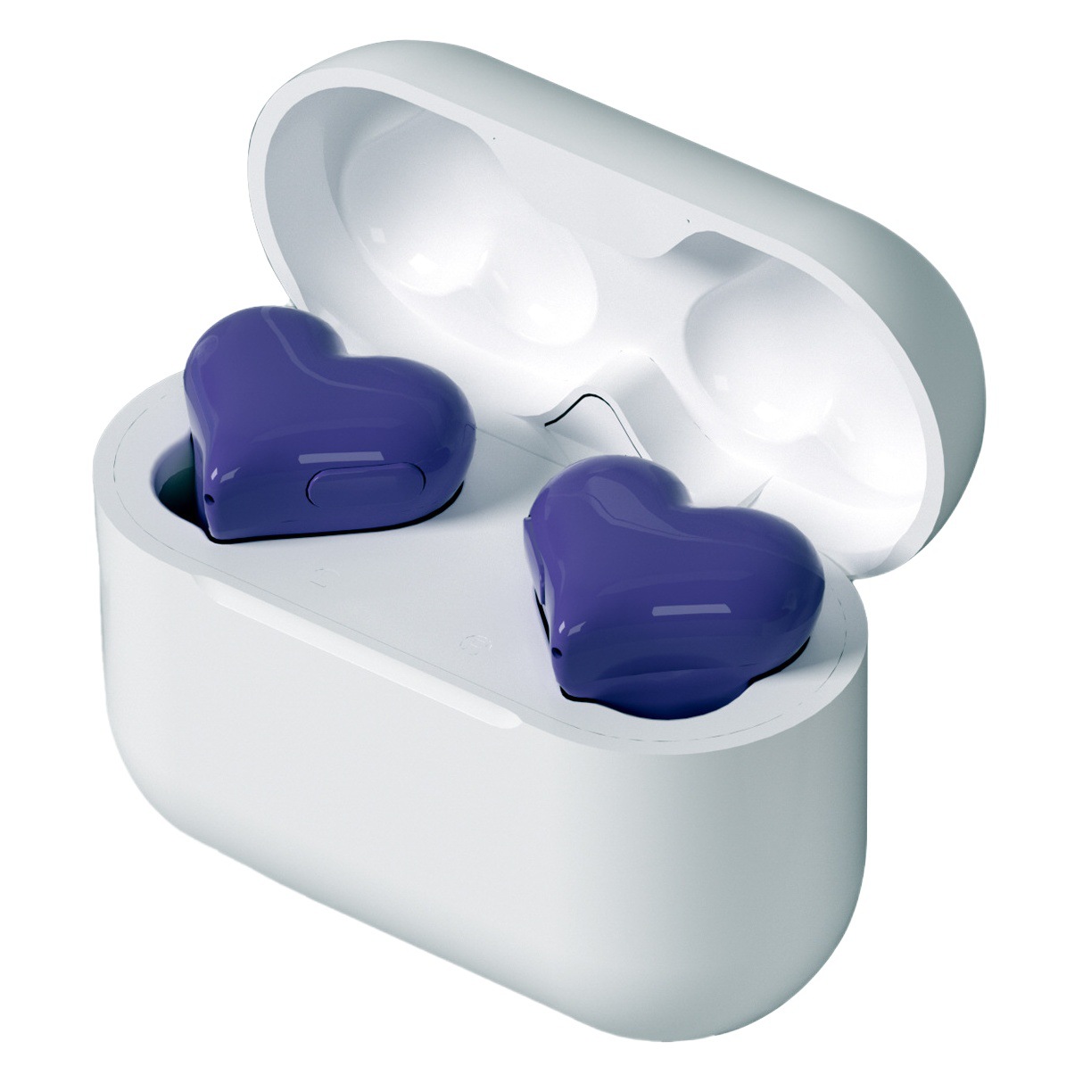 Audífonos Bluetooth con Forma de Corazón Japoneses, Lindos Audífonos Inalámbricos Intrauditivos con Luces de Colores y Alta Calidad de Sonido