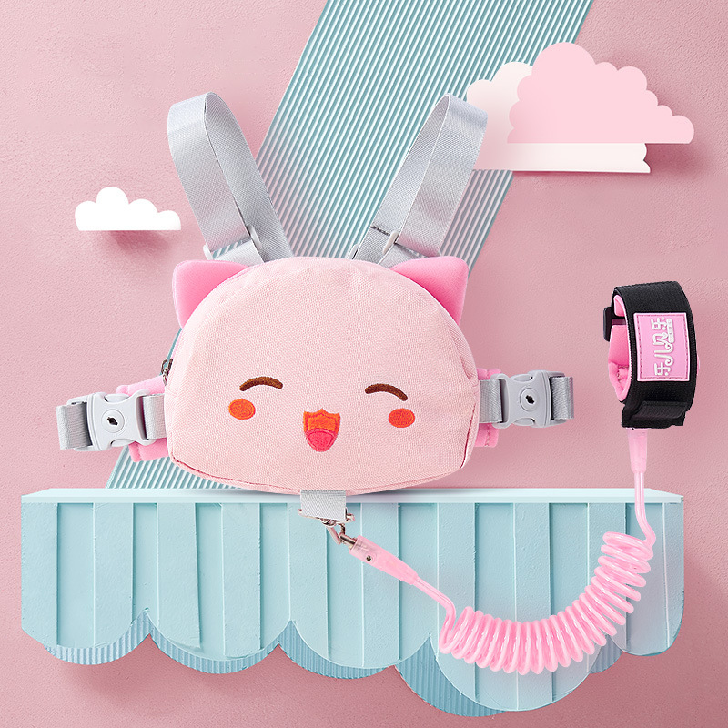 Mochila anti-pérdida (cuerda de alambre de 2m de polvo de cerezo)