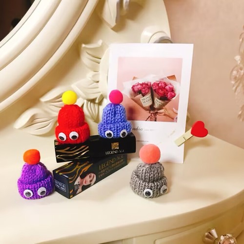 Fuzzy ball adhesive DIY kindergarten craft material fluffy ball decoration material INS cartoon multi-color mixed size