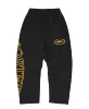 Black and yellow trousers