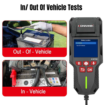 Avtomobil diaqnostika alətləri Printing 12V-24V Kw700 Car