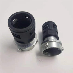 Galvanized steel pipe rigid pipe and soft pipe corrugated pipe connector splicing joint accessories plastic pipe corrugated pipe steel pipe wholesale