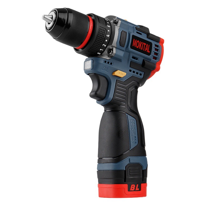 Comercio exterior al por mayor industrial de alta potencia sin escobillas de litio taladro eléctrico recargable taladro de mano multifuncional destornillador eléctrico