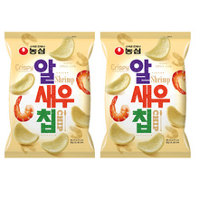 韓國農心鮮蝦片68gX2袋兒童膨化零食辦公室休閑食品