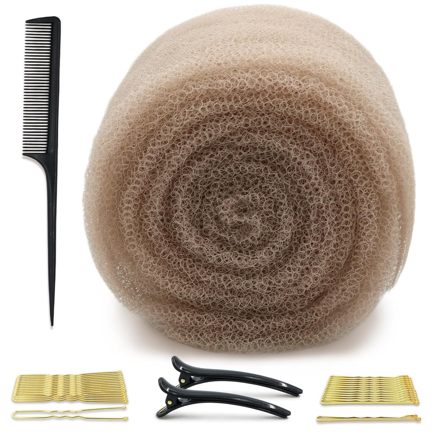 Factory Direct Sales Cross-Border Hot-Selling Fluffy Hair Pad Heightening Fluffy Invisible Styling Tool 180cm