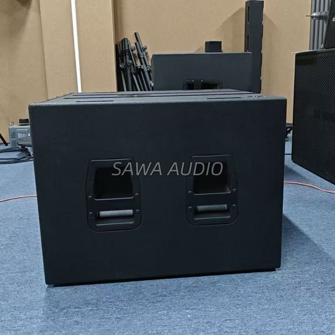 Subwoofer de 18 pulgadas de alta potencia de matriz lineal de sonido profesional al aire libre para conciertos de altavoces de bar