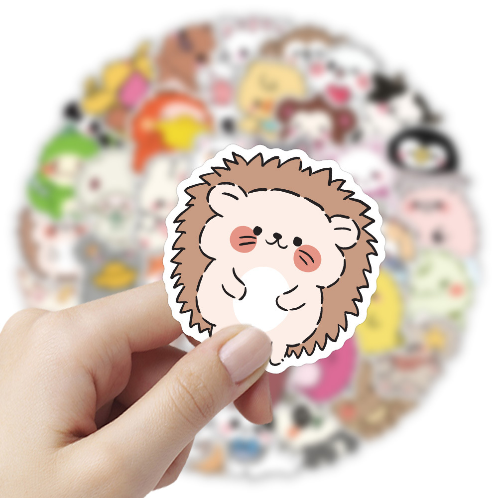 21g Weight Stickers Stationery Type 1 Set Quantity Learning Occasion PVC self-adhesive Material Animal, Cartoon Pattern Cute Style 1 Set Animal Cartoon Learning PVC Self-adhesive Cute Stickers 27