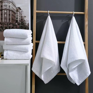 Pure Cotton Hotel Towels and Bath Towels, Thickened for Five-Star Hotels and Guesthouses, Customizable with Embroidery for Exclusive Use in Star-Rated Hotels