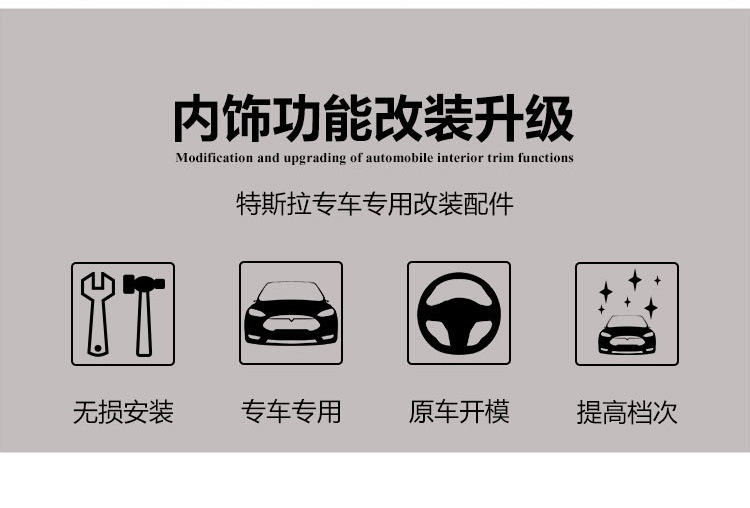 Special Tesla model3 Y Door Inner Door Handle Handle Protective Cover for Special Car All Seasons Universal Protective Cover