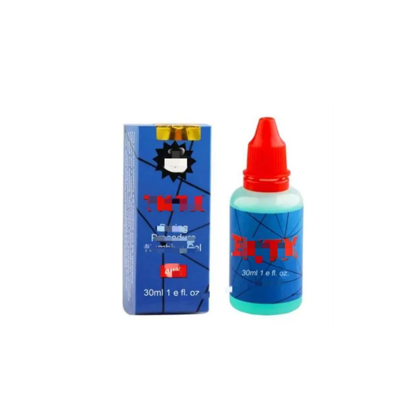Blue gel auxiliary agent for tattooing, soothing and comfort during the procedure, suitable for tattooing eyebrows, eyeliner, and lip bleaching