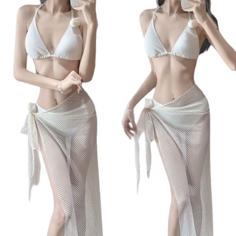 Раздельный купальник, пляжный набор, комплект из 3 предметов