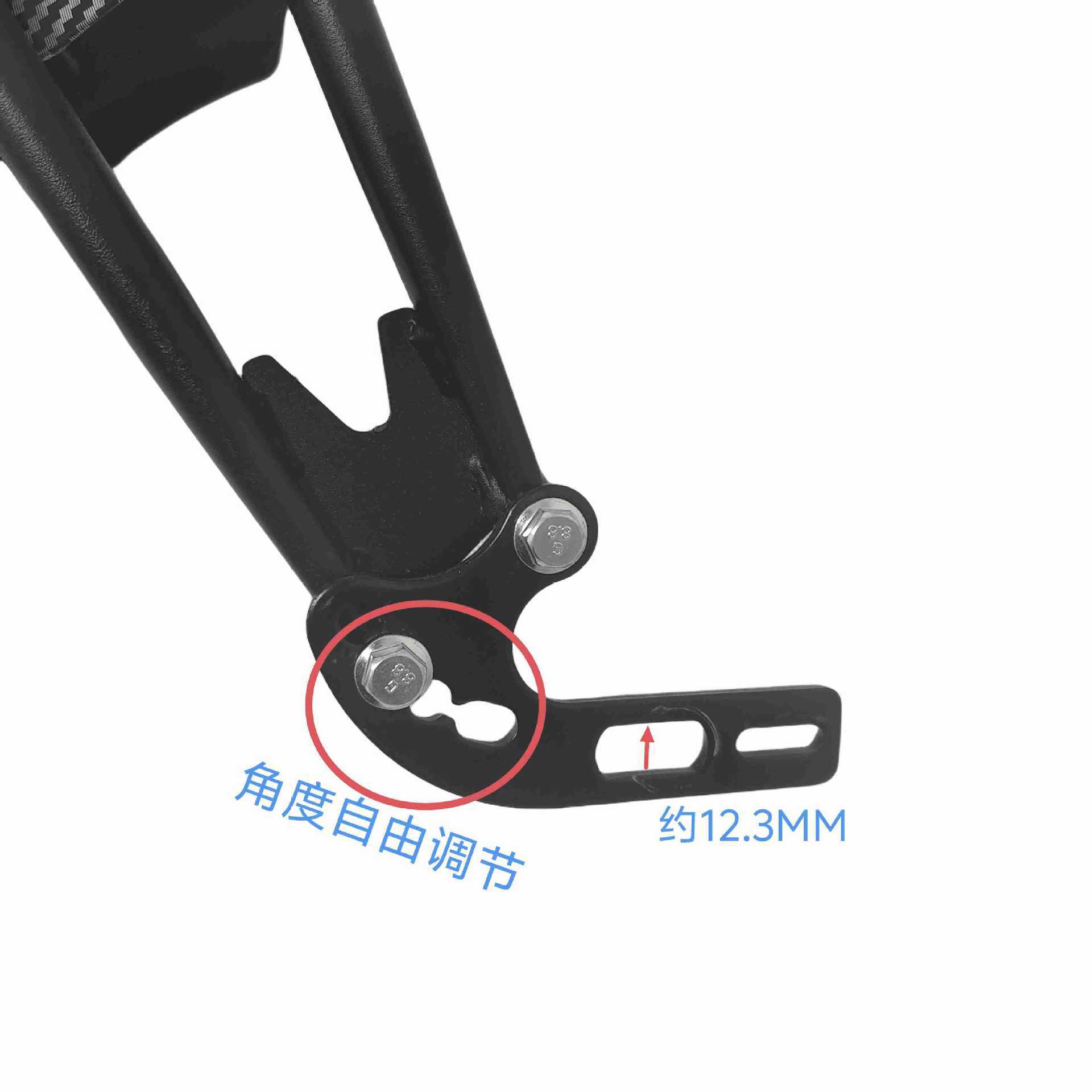 Daniu N7N9N9Gt Bull 10inch 12inch Universal Water Transfer Printing Iron Double-Tube Rear Fender Mudguard for Moped