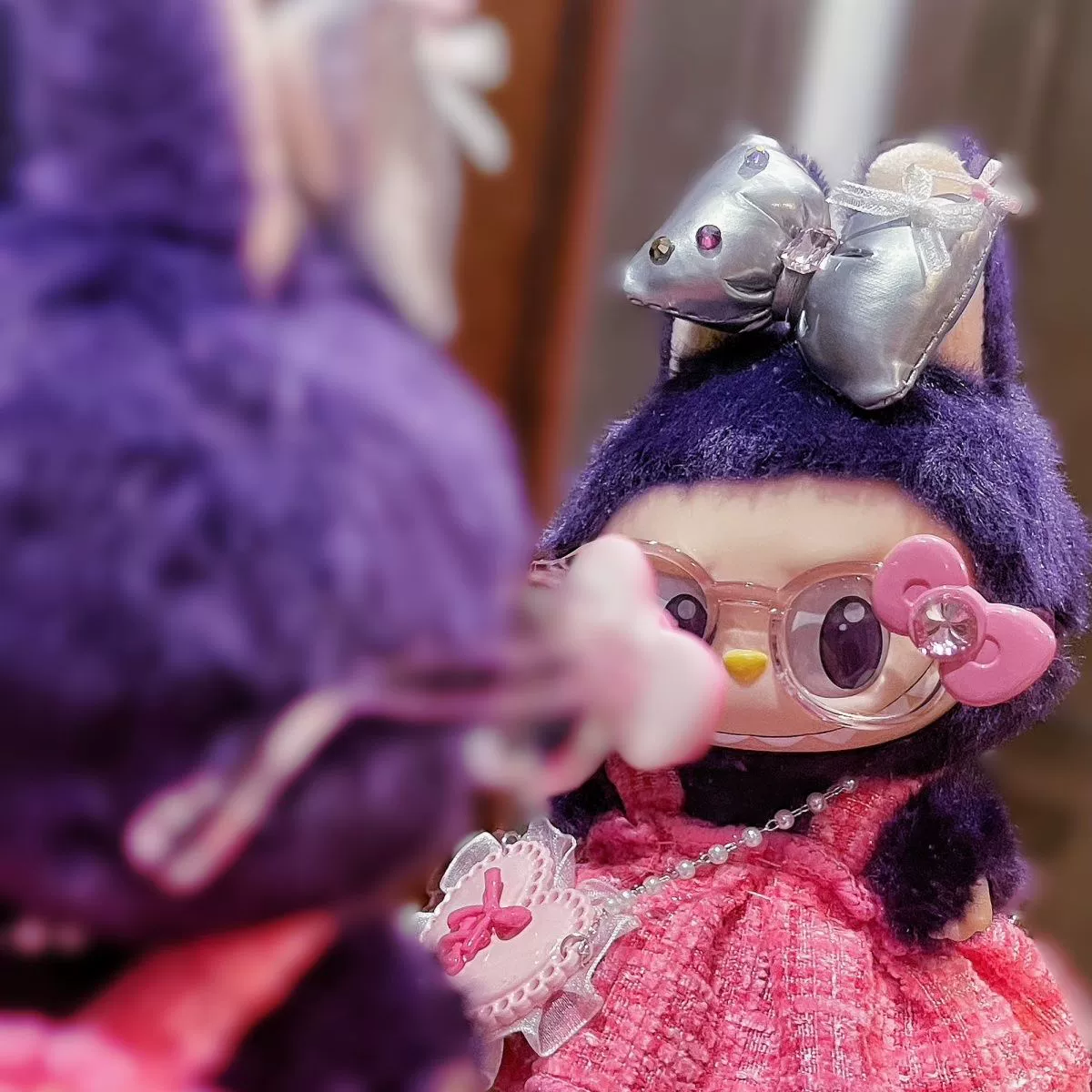 Одежда для виниловых кукол Labubu 17 см, одежда для кукол Xiaoxiangxiang 15 см, сидящая и стоящая подвеска для куклы Labubu