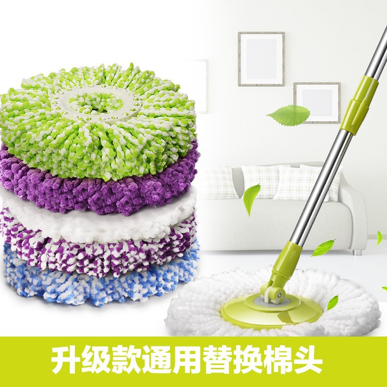 Wanben fábrica directa de fibra ultrafina fregona cabeza buena fregona accesorios buena fregona al por mayor accesorios de fregona de algodón
