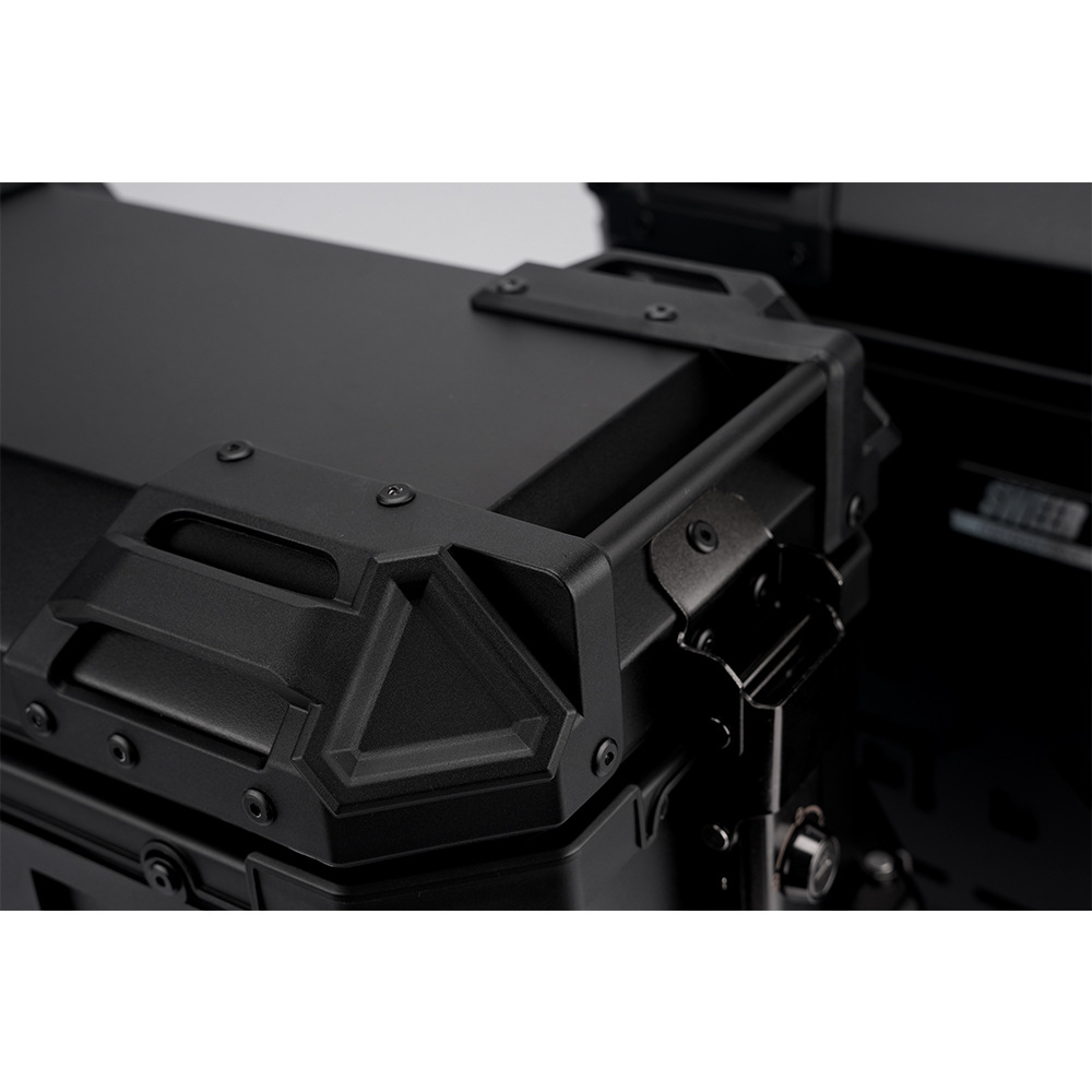 28L/35L motorcycle aluminum alloy side box universal waterproof anti-collision trunk aluminum alloy quick release three boxes