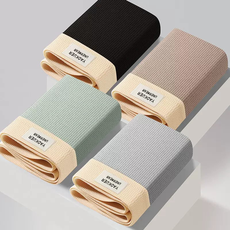 男士内裤纯棉10A抗菌舒适透气速干青年中腰抑菌平角四角裤衩批发