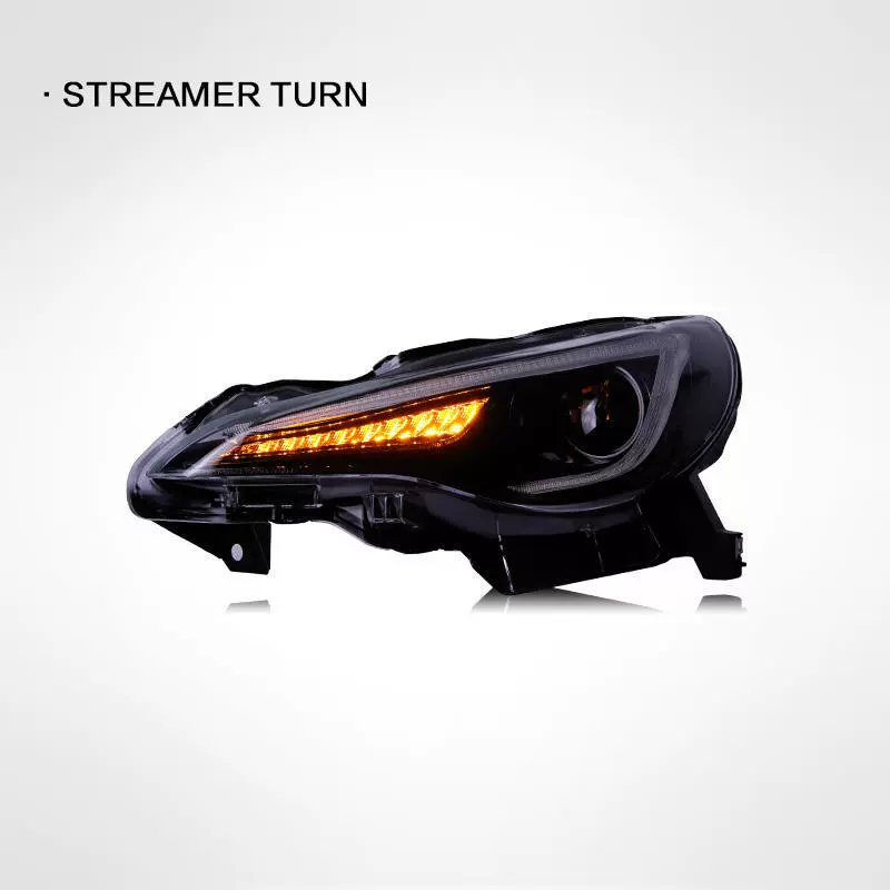 Applicable to Toyota GT86 headlight assembly modified LED daytime running light flowing to Subaru BRZ
