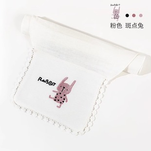 New children's sweat towel cotton large kindergarten baby sweat towel embroidered name baby cushion backpack for boys and girls