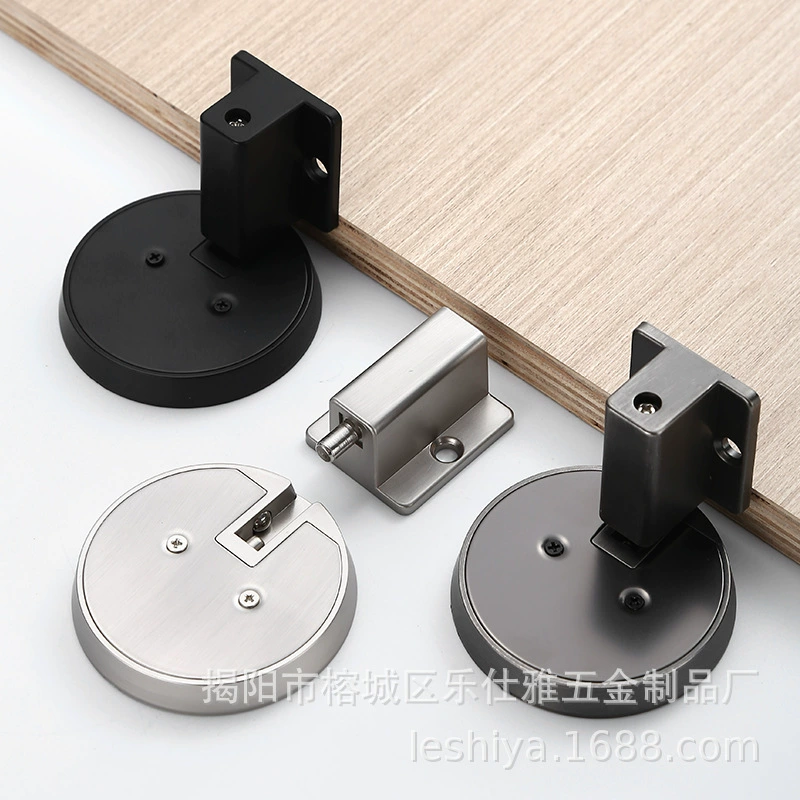 Механический дверной стопор без сверления, немагнитный толкательного типа, ветрозащитный автоматический дверной замок, производитель дверей, предотвращающих столкновения.