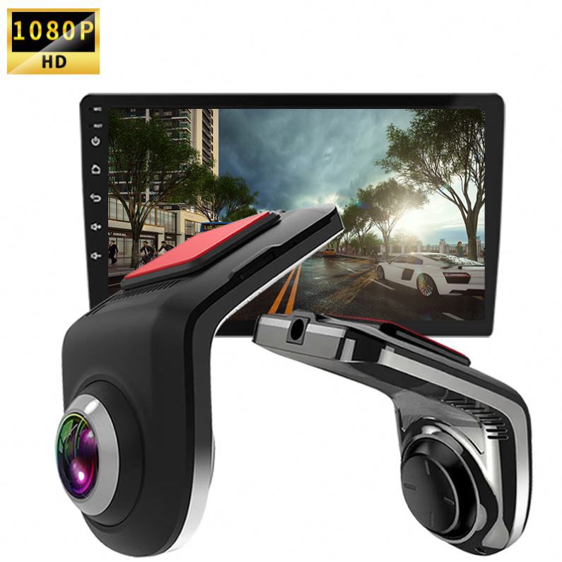 (2개) 안드로이드 자동차에 적합한 1080P 드라이빙 레코더 자동차 DVR USB ADAS 전면 및 후면 카메라