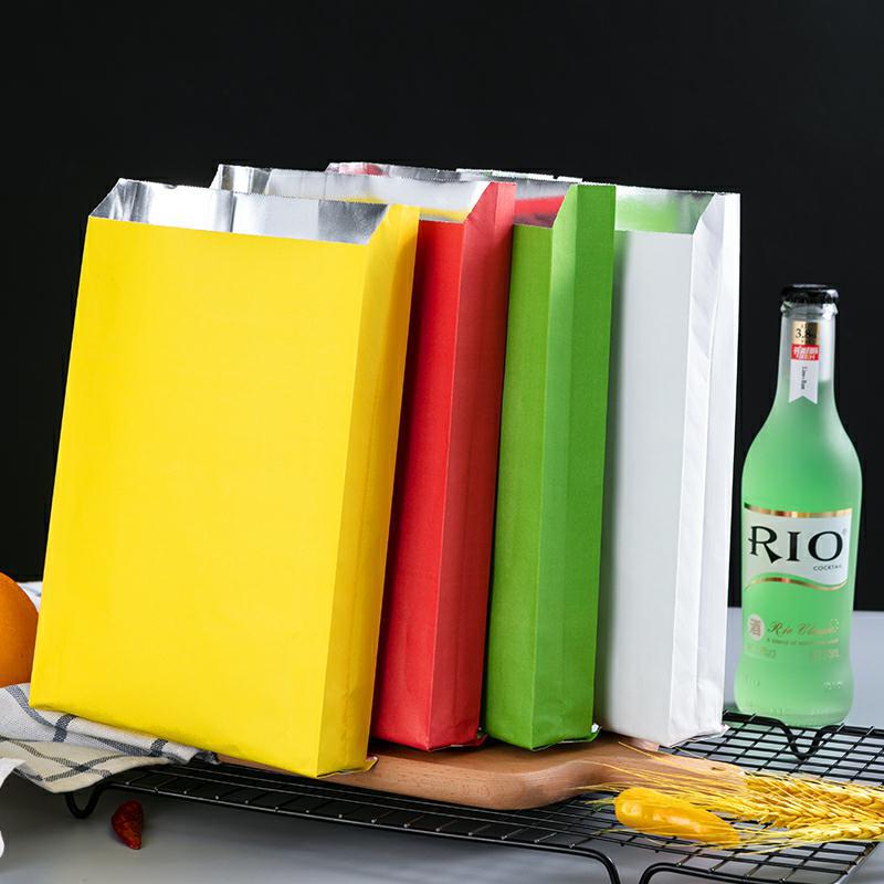 一次性烧烤撸串锡纸打包袋小吃串串防油纸袋铝箔外卖打包保温袋