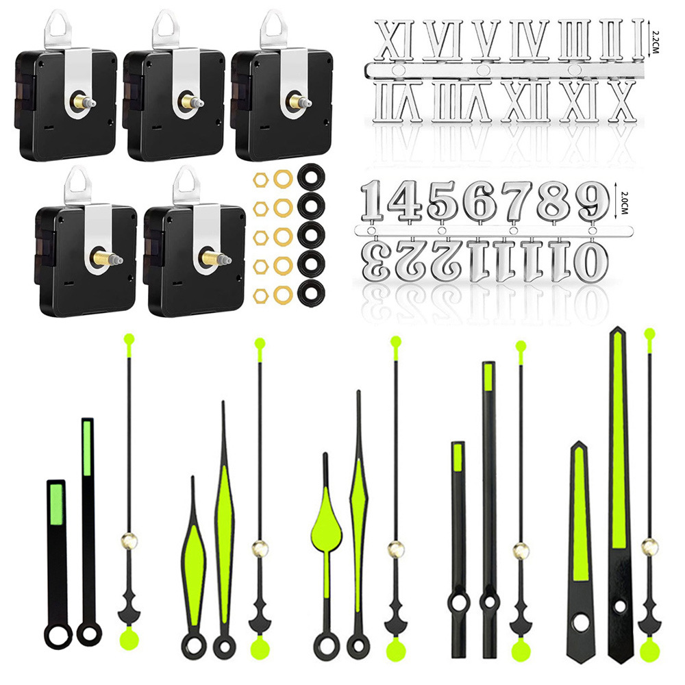 Clock Hands and Digital Cards