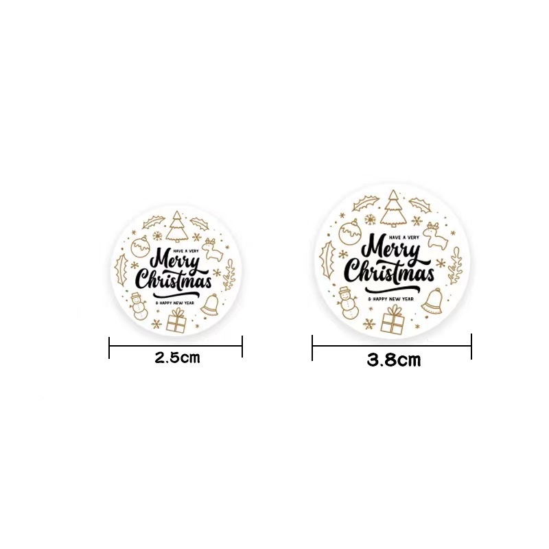 Party Occasion Christmas Letter Party Gift Stickers