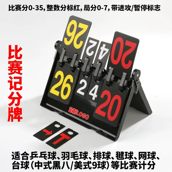 Carefully Selected Customized Scoreboards for Table Tennis, Billiards, Sports Competitions, Badminton, Volleyball, and Shuttlecock Games
