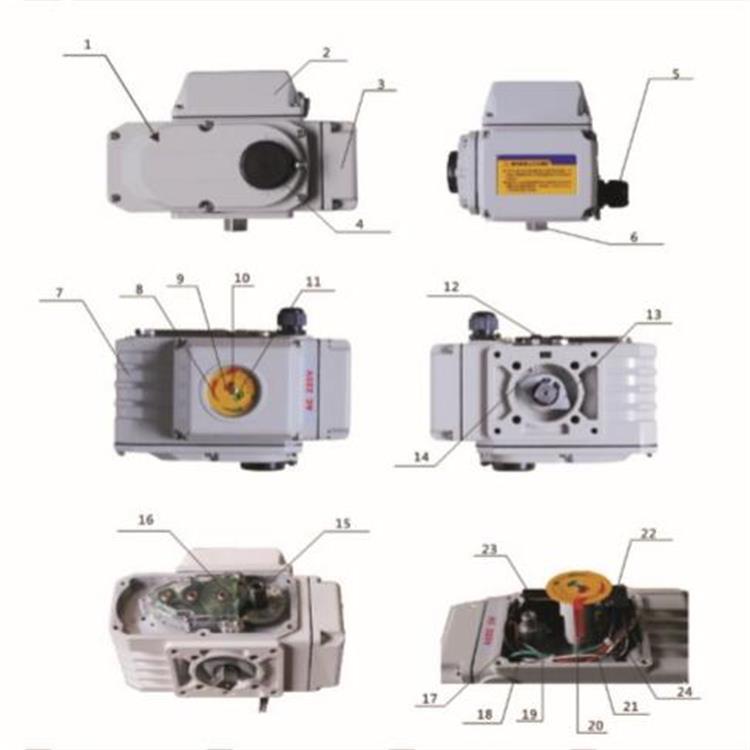 电动阀门执行器 型号:ND666-ALX-100B  库号：M19729