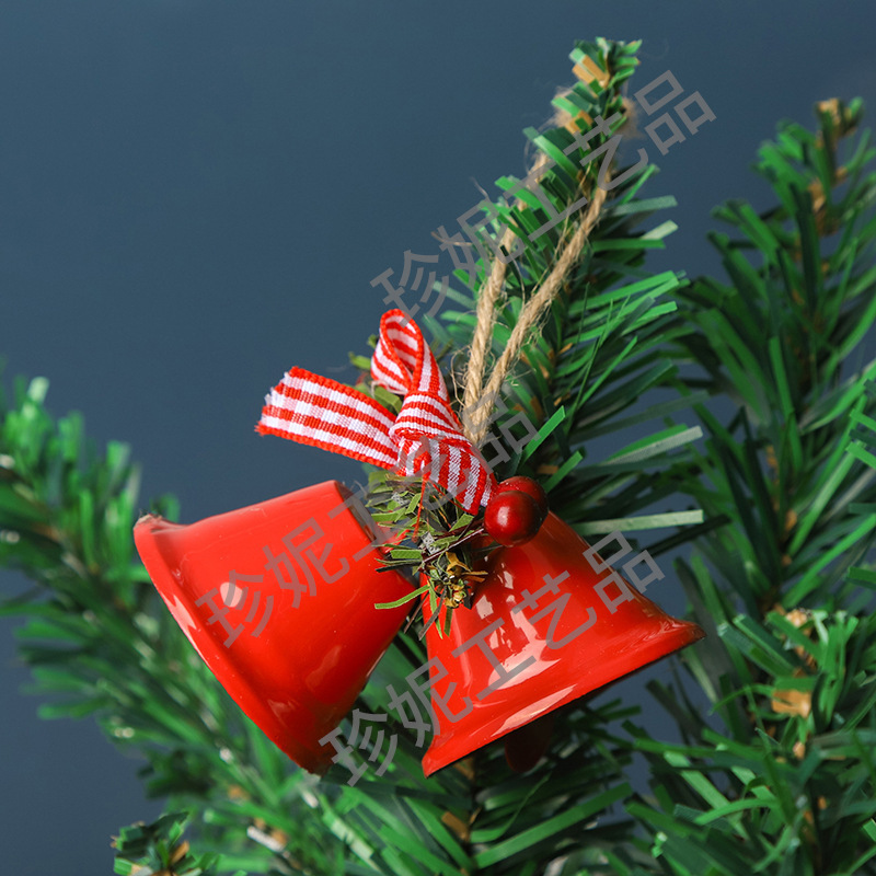 クリスマスベルペンダント金属ホーンベルクリエイティブクリスマスツリー装飾ペンダント休日ホームアクセサリーアクセサリー|undefined
